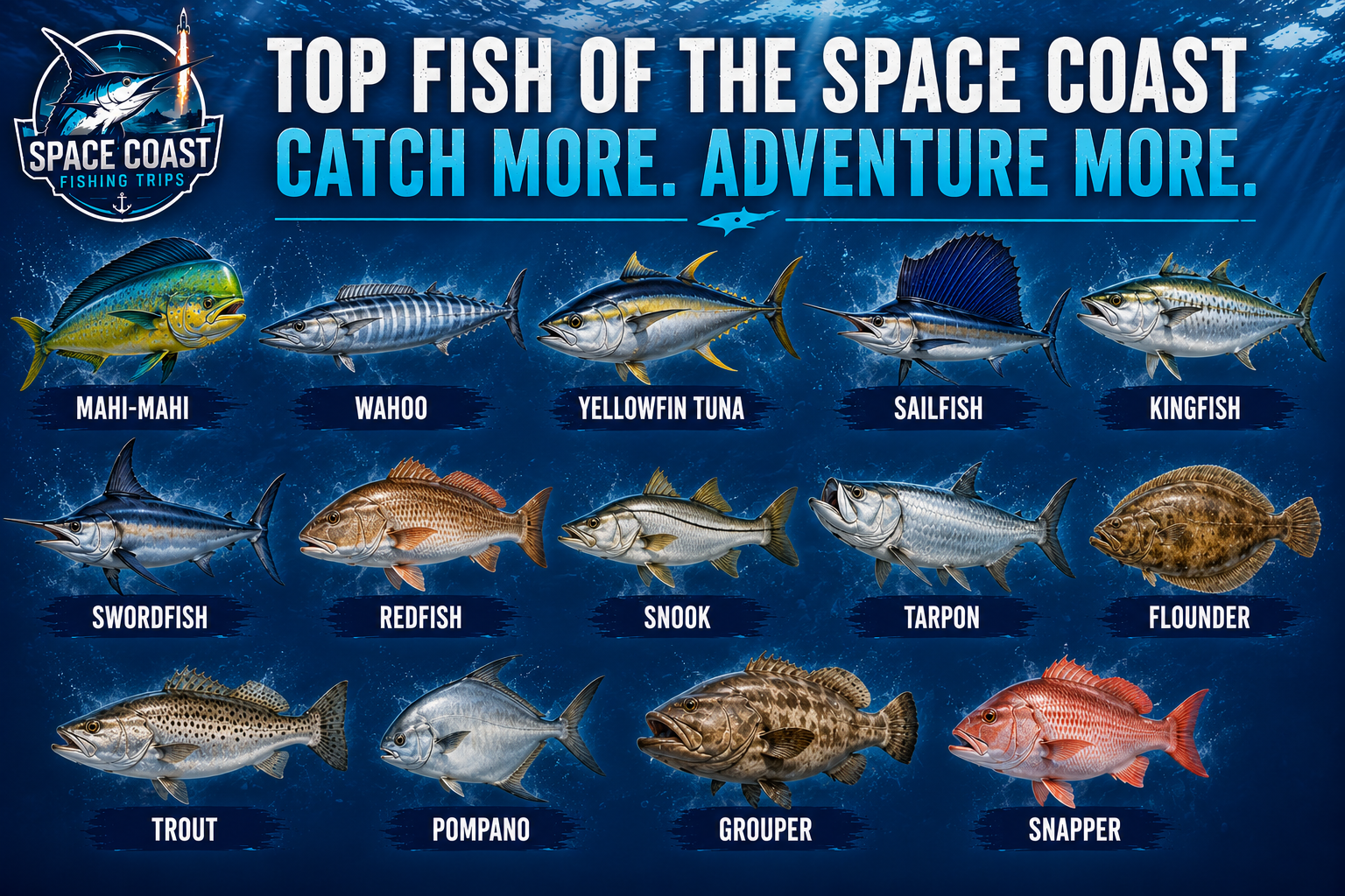 Offshore and inshore fishing on Florida's Space Coast